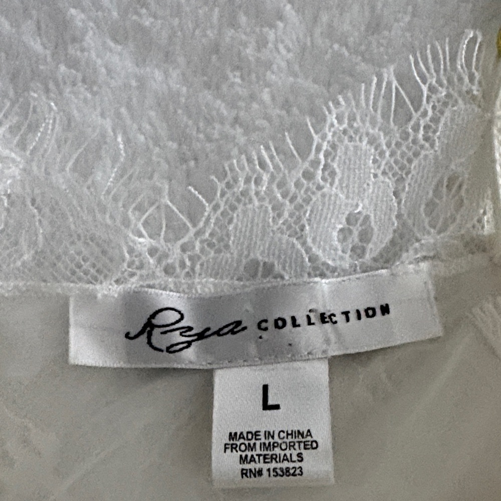 Rya Collection Cream Lace Chemise - Picture 2 of 3